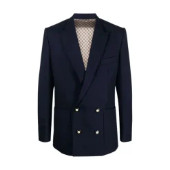 Double-Breasted Wollen Blazer