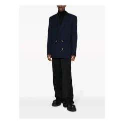Double-Breasted Wollen Blazer
