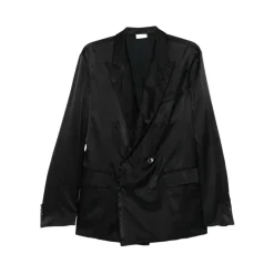 Dubbelrijige blazer met piek revers