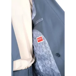 Dubbelrijige, op maat gemaakte kimono jas