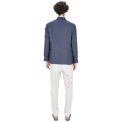 Dubbelrijige Tailored Woven Jas