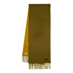 Effen Wollen Sjaal - Khaki Cashmere