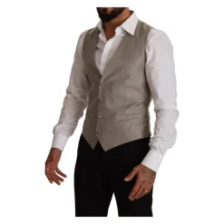 Elegant Beige Suit Vest
