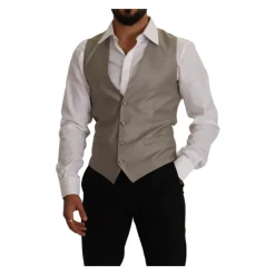 Elegant Beige Suit Vest
