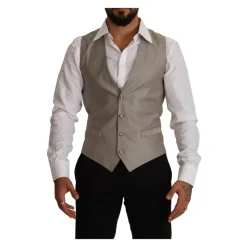Elegant Beige Suit Vest