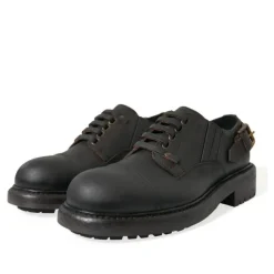 Elegante Heren Leren Derby Schoenen