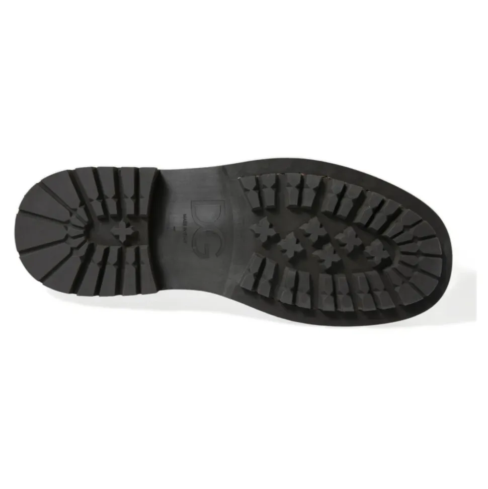 Elegante Heren Leren Derby Schoenen