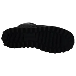 Elegante Mid-Calf Laarzen van Zwart Polyester