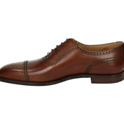 Elegante Cognac Leren Business Schoenen