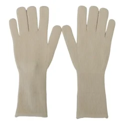 Elegante witte kasjmierhandschoenen