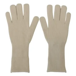 Elegante witte kasjmierhandschoenen