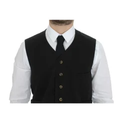 Elegante Zwarte Jurk Vest