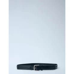 Embossed Seam Leren Riem