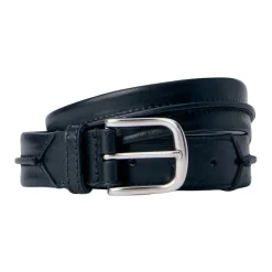 Embossed Seam Leren Riem