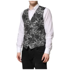 Enkelrijige Brokaat Gilet