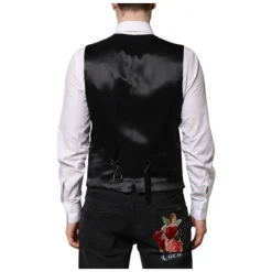 Enkelrijige Brokaat Gilet