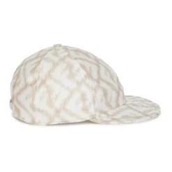 FF Logo-Print Zijden Baseball Cap