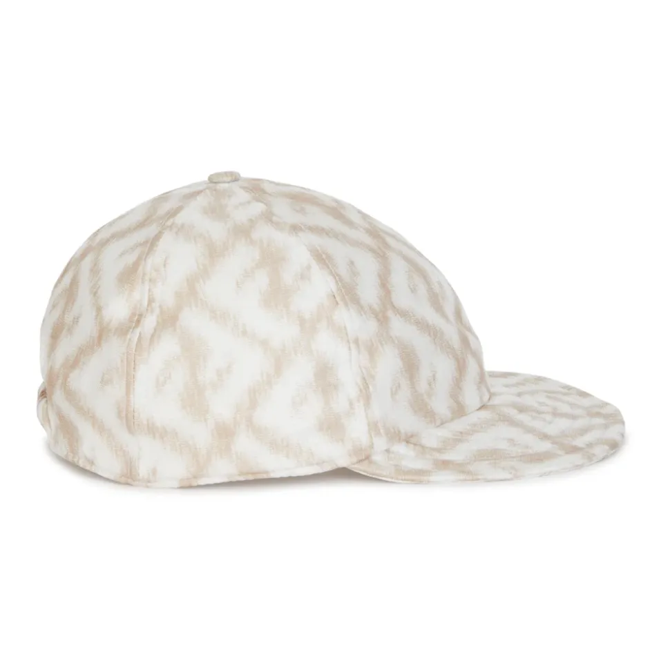 FF Logo-Print Zijden Baseball Cap