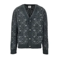 Fluffy Monogram Cardigan