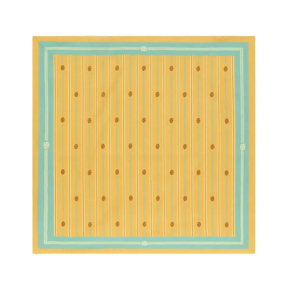 Foulard Rayure Monogramme