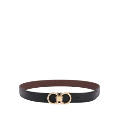 Gancini Reversible Leather Belt