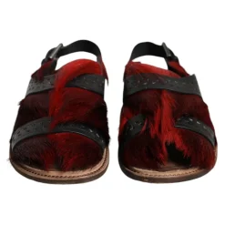 Gazelle Haar Leren Sandalen Schoenen