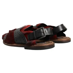 Gazelle Haar Leren Sandalen Schoenen