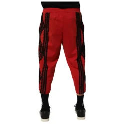 Geborduurde Casual Cropped Broek