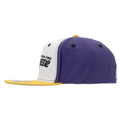 Geborduurde baseballpet met siliconen detail