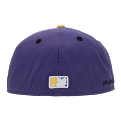Geborduurde baseballpet met siliconen detail