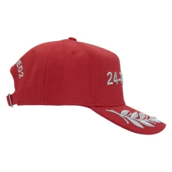 Geborduurde baseballpet met gesp