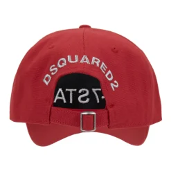 Geborduurde baseballpet met gesp