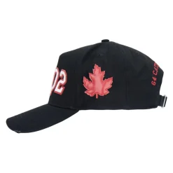 Geborduurde baseballpet met gesp