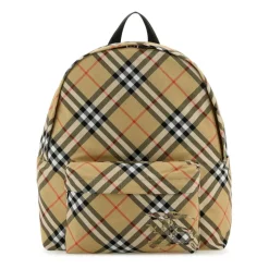 Geborduurde Fabric Check Rugzak