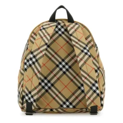 Geborduurde Fabric Check Rugzak