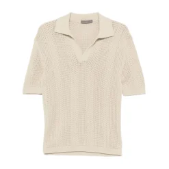 Gebreide polo met kraag