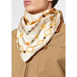 Gedrukte Zijden Twill Sjaal 90 cm