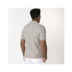 Gehaakte gebreide Skipper kraag polo