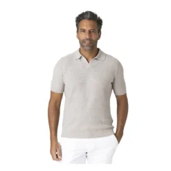 Gehaakte gebreide Skipper kraag polo