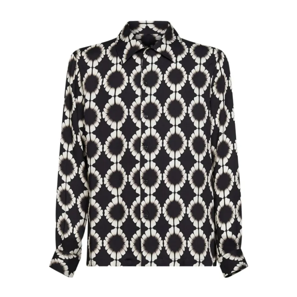 Geometric-Print Shirt
