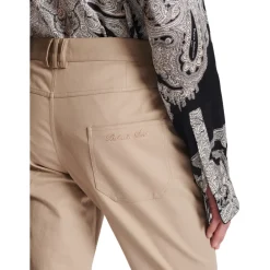 Geplooide Katoenen Gabardine Broek
