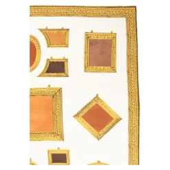 Geprinte zijden twill sjaal 70 cm