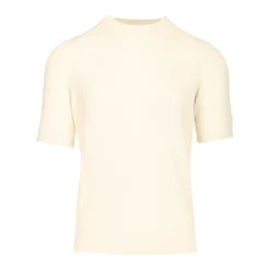 Geribbelde T-shirt
