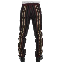 Gestreept Dubbelrijig Slim Fit Pak