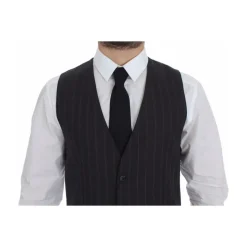 Gestreepte Grijze Vest MainLine Collectie