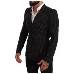 Gestreepte Peak Revers Blazer