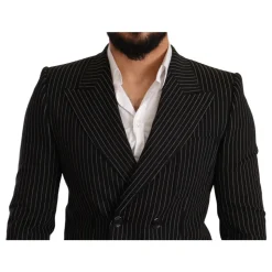 Gestreepte Peak Revers Blazer