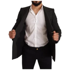 Gestreepte Peak Revers Blazer