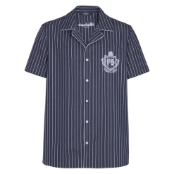 Gestreepte poplin pyjama overhemd