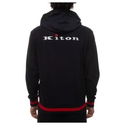 Gestructureerde katoenen tracksuit met logodetail